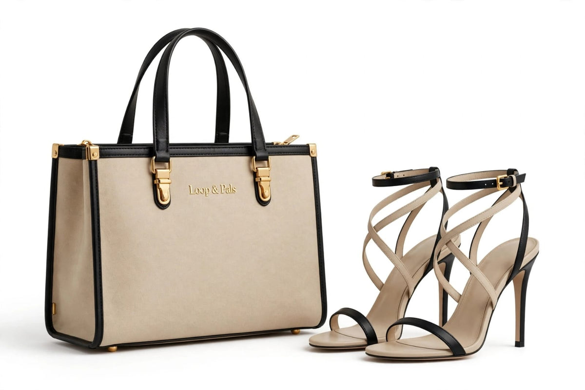 Luxury Ladies’ Bag & Sandal Set – Elegant Matching Duo